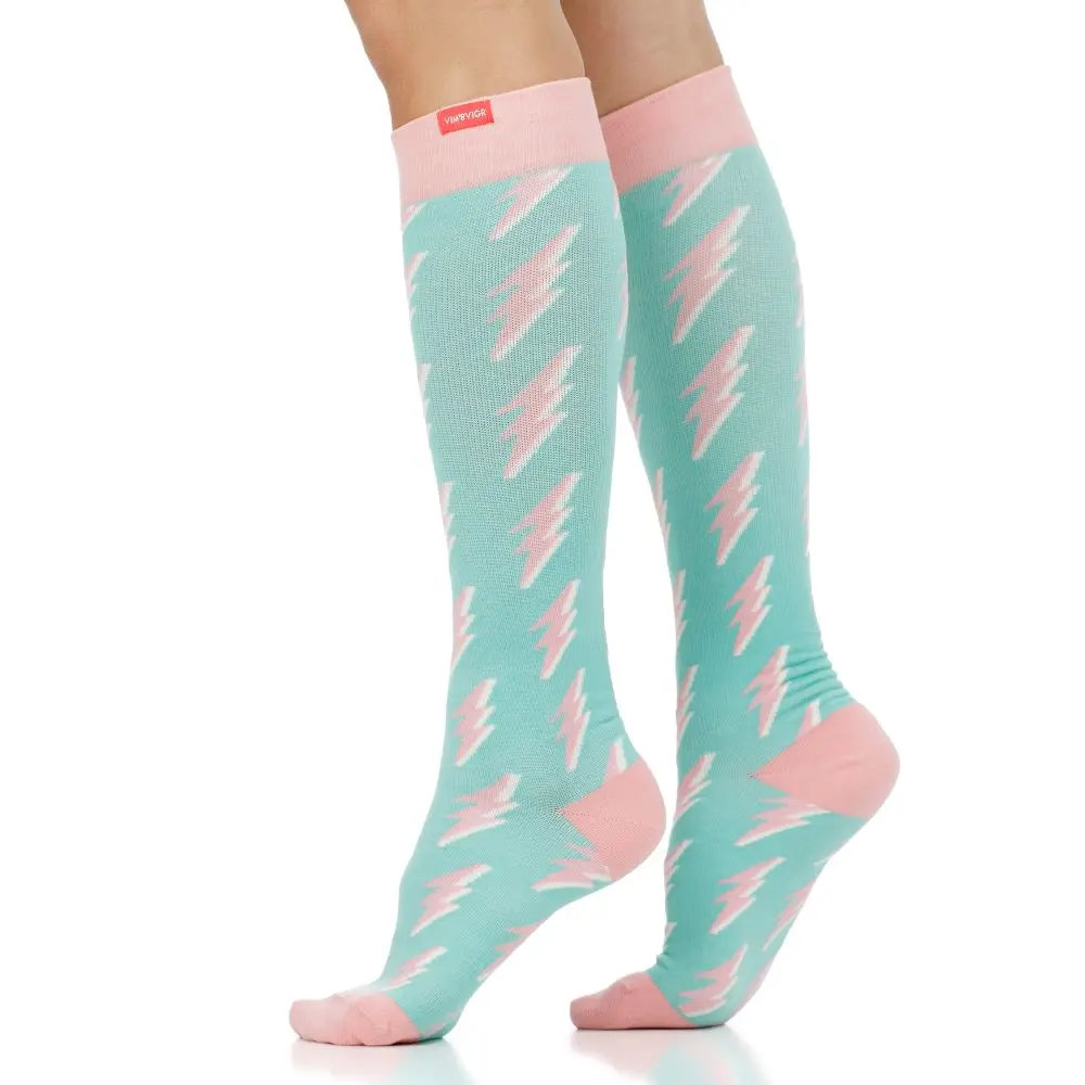 Thunder Struck (Cotton Compression Socks)