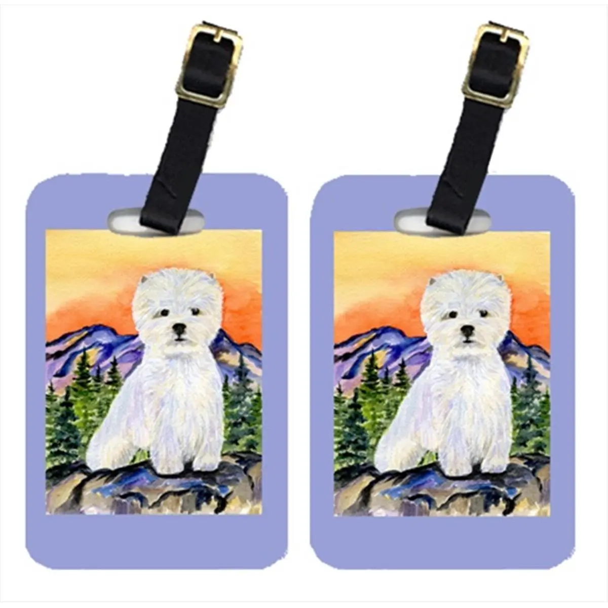 Carolines Treasures SS8159BT Westie Luggage Tags- Pack - 2