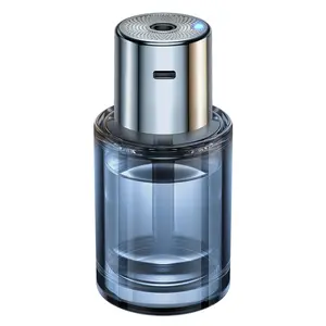 Portable Wireless Rechargeable Smart Car Aromatherapy Diffuser - Stylish Modern Appearance, 61x125mm, Auto-Spray, Simple 1-Button Control, Long-Lasting Light Fragrance, Large-Capacity Humidifier for Car Interior, Travel Use, Ideal for Friends and Family