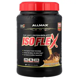 ALLMAX ISOFLEX®, Pure Whey Protein Isolate, Chocolate Peanut Butter, 2 lbs (907 g)