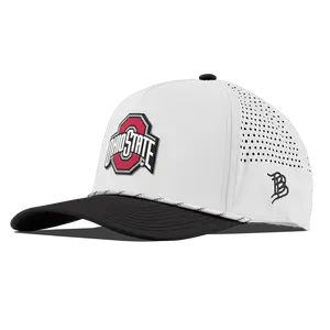 Ohio State University "Ohio State Gray Team Logo" Curved 5 Panel Rope