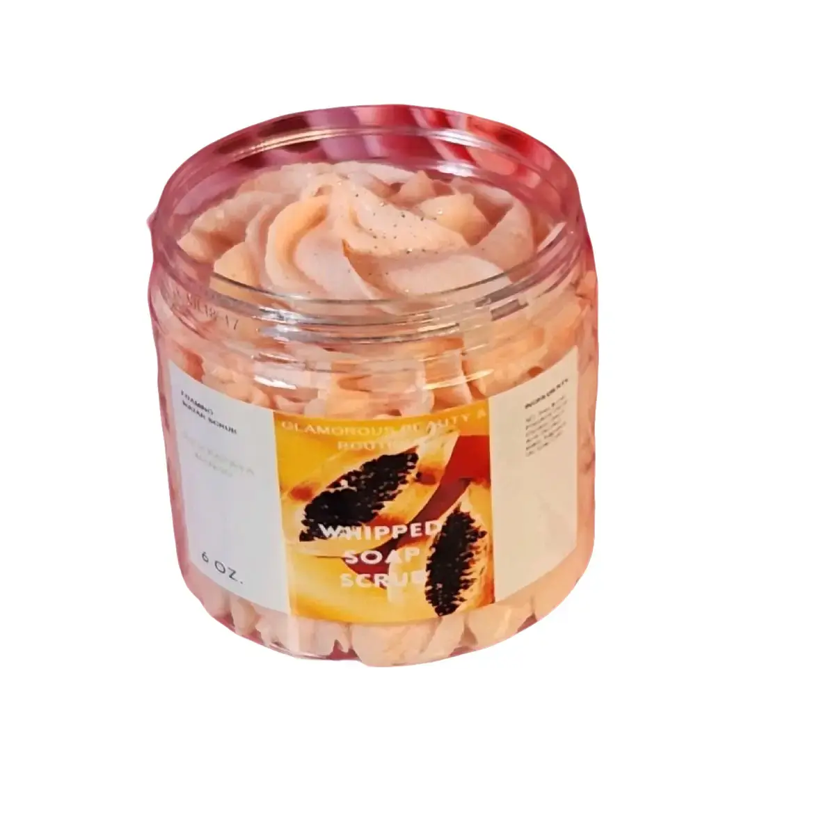 Juicy Papaya Mango Whipped Sugar Scrub & Body Polish - Smoothing, Moisturizing & Nourishing Exfoliator with Shea Butter. Moisturize, Scent, Sensitive, Eczema, Cracked Heels, Hydrating, Blend, Adults, Tender, Exfoliating, Moisturizer, Cleanser, Cleansing,,