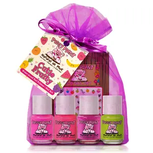 Cutie Fruity Nail Polish Gift Set - Piggy Paint Kids Non-toxic Nail Polish