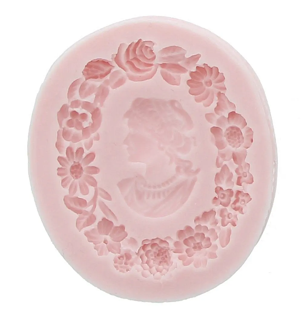 Lady & Flowers Cameo