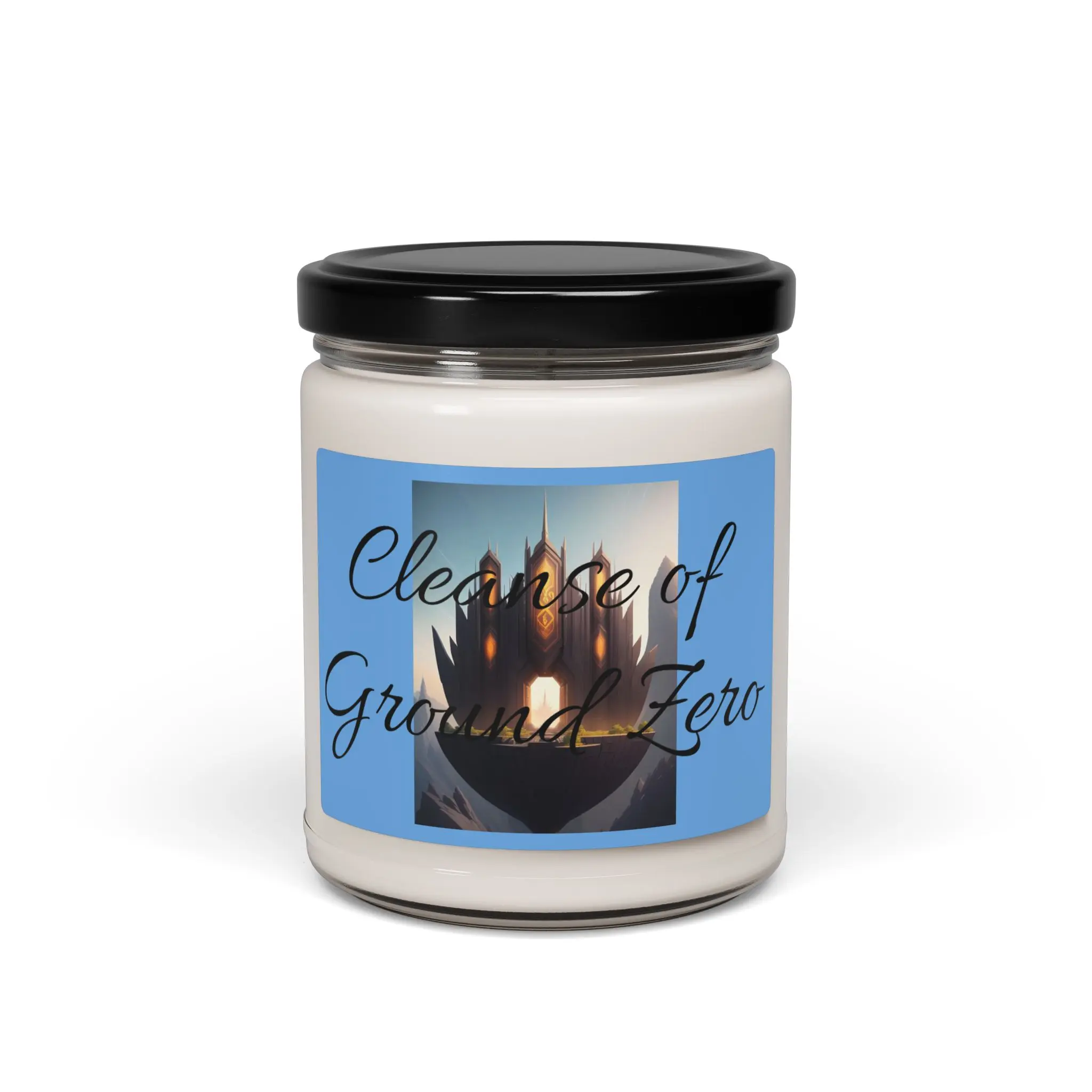 DND Scented Soy Candles - Christmas Cozy Decor - Cleanse of Ground Zero - Eco-Friendly & Non-Toxic - Reusable Glass Vessel - Long Lasting Burn Time 50-60 Hours - Perfect for Festive Gatherings