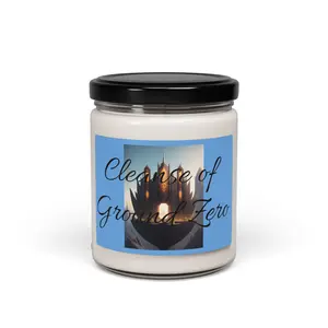 DND Scented Soy Candles - Christmas Cozy Decor - Cleanse of Ground Zero - Eco-Friendly & Non-Toxic - Reusable Glass Vessel - Long Lasting Burn Time 50-60 Hours - Perfect for Festive Gatherings