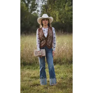 COWGIRL CHARM BOOT STITCH DENIM *Final Sale*