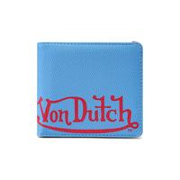 Von Dutch Script Bi-fold Wallet - Blue
