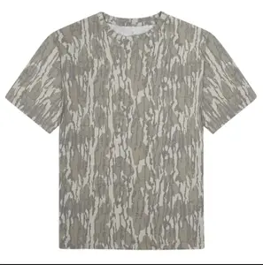 Mossy Oak Camo T-Shirt, 3D Hunting T Shirt, All Season, Gift for Boyfriend, Husband, Friend, Family, Camo All Over Print Shirt