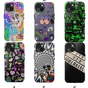 420 Phone Case, 4:20 Stoner Phone Case Compatible with iPhone 17, 16, 15, 14, 13, 12, 11, X & Galaxy
