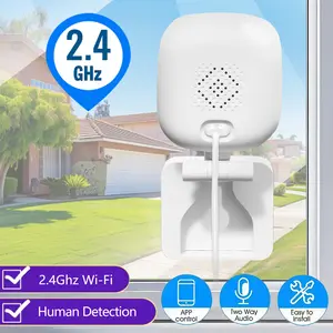 Indoor WiFi Security Camera, Window Stick Home Surveillance Camera, Home Monitoring Camera, Motion Alert, Two-Way Talk, Dual Storage Options, Easy Stick Installation, App Remote View for Room, Garage & Apartment Safety, WiFi Cameras, WiFi Wireless Camera