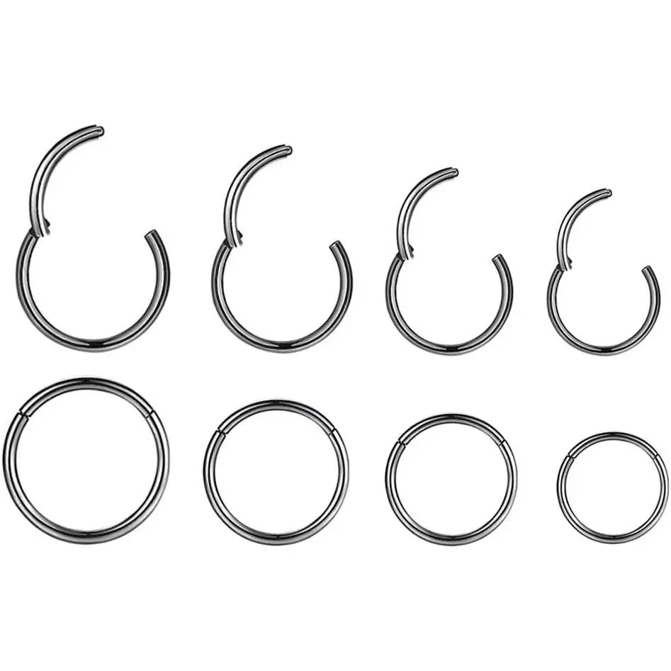 18G - Black - (6mm-12mm) - 4Pairs