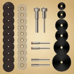 3-Piece Multi-Purpose Cutting Wheel Set - Versatile Saw Blades for Wood, Metal, Plastic, Glass & Stone - DIY Craft Tools with Durable Design - Precision Cutting Discs for Rotary Tools - Reusable & Easy-to-Use Accessories