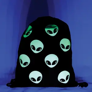 Glow-In-The-Dark Alien Drawstring