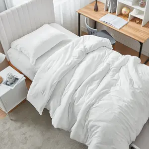 Natural Loft Twin XL Comforter Set - White