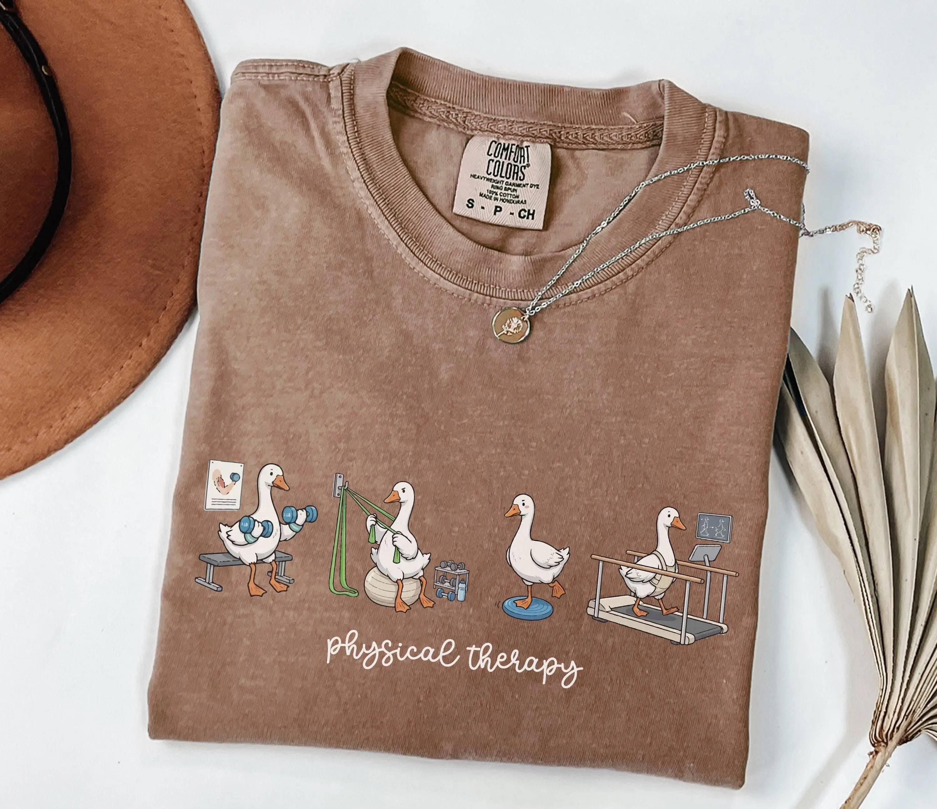 Retro Physical Therapy Shirt, Physical Therapist Goose Shirt, Cute Pt Gift For Physical Therapist, Pt Shirt, Pediatric Physical Therapy Tee