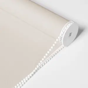 Light Filtering Roller Shades for Windows 5% Openness Solar Shades UV Protection Light Filtering Blinds Light Diffusion Thermal Insulated Window Blinds for Home Office Bedroom,Beige