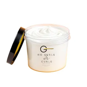 No Curls 2 Mo Curls Hair Custard Jojoba Haircare Nourishing Paraben Free 12 oz for Curly Hair Textures