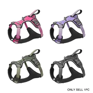 Fashionable Oxford Dual Strap Dog Harness with Anti-Explosion Chest Strap, Suitable for Small/medium/large Dogs, Comfortable and Durable