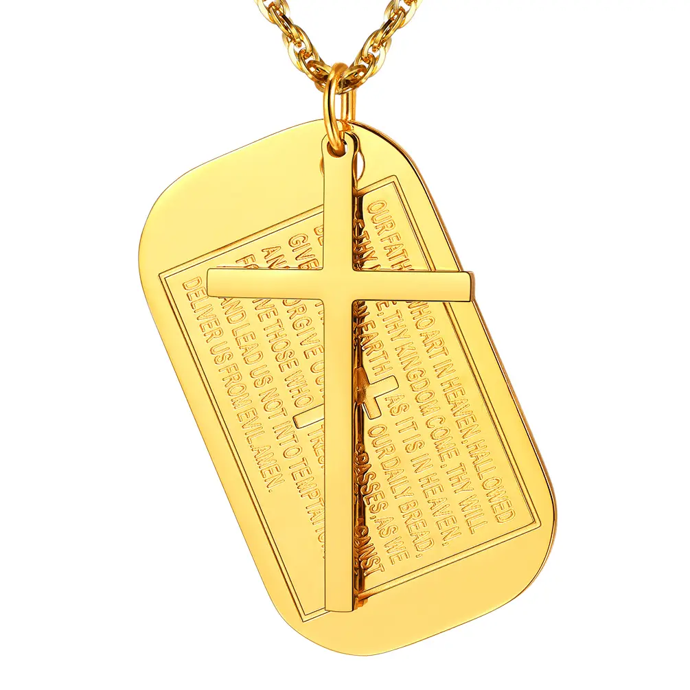 OUR FATHER WHO ART IN HEAVEN-14K Gold Plated
