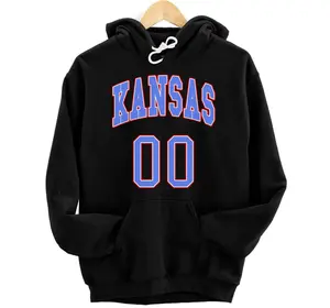 Kansas Nr. 00 - Throwback Sporty Design - Classic Hoodie, Sweatshirt, T-Shirt