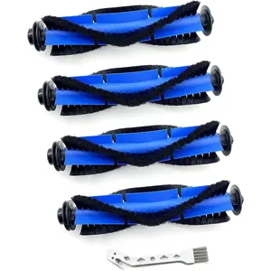 4 Pack Replacement Parts Rolling Brush Compatible with Eufy RoboVac 11S, 30C, G30, 30, 11S MAX, 30C MAX, 15T, 15C, 12, 35C, 15C MAX, G30, G30 Edge Robotic Vacuums