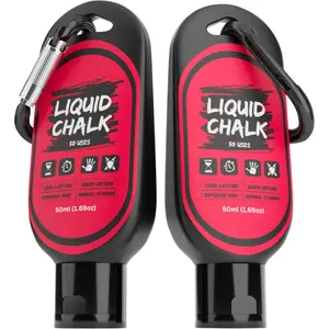 PowerGrip Liquid Chalk - -Proof, No-Mess Grip Enhancer for Weightlifting, Rock Climbing & Gymnastics