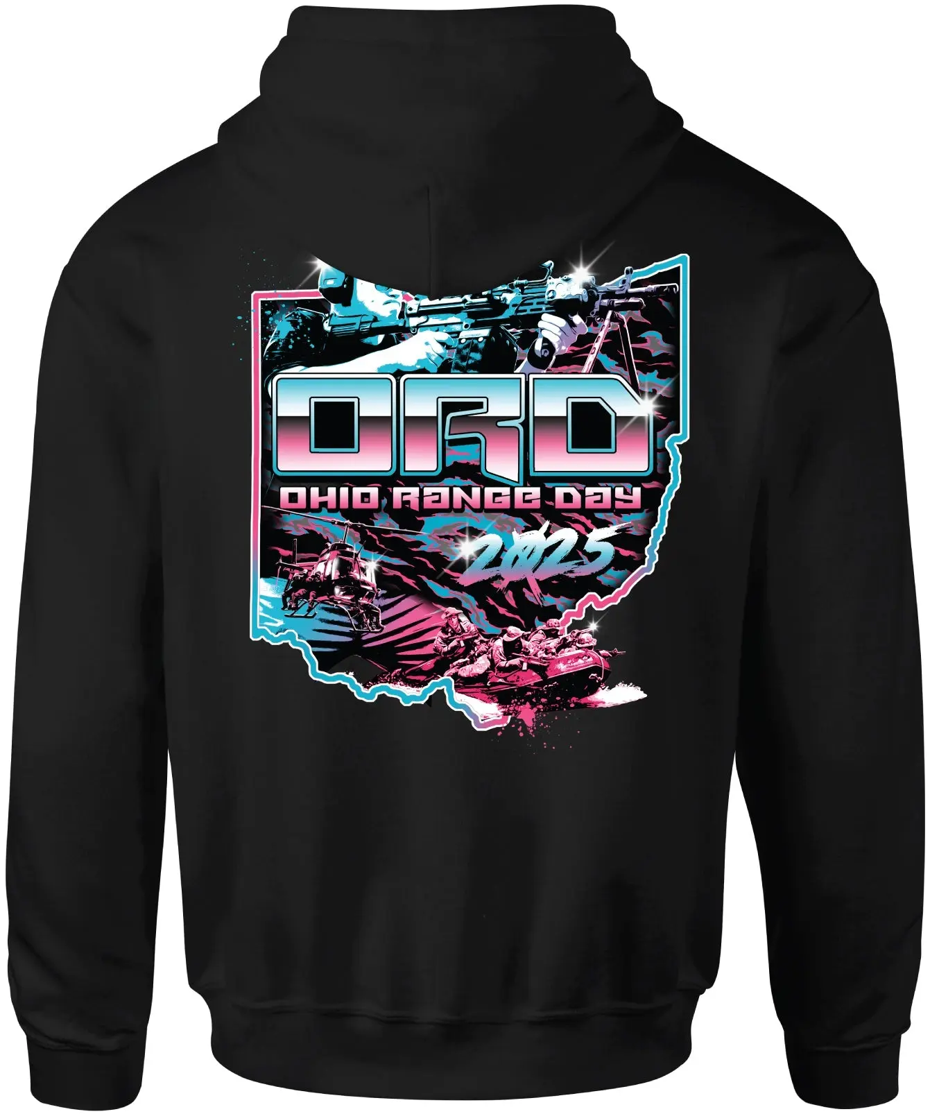 Howitzer Clothing Men's Graphic Fleece Hoodie - Casual Sweatshirts for Ohio Range Day