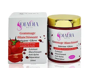 Gommage Blanchissant Intense Glow a la tomate et extraits de fruits 500ml
