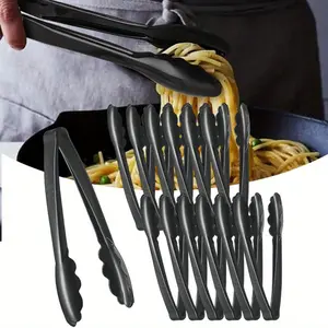 12pcs Heavy-Duty Hard Plastic Serving Tongs Set - 9 Inch Large Salad Tongs with Non-Slip Grip, Reusable or Disposable, Ideal for Kitchen, Party, Buffet, BBQ, And Catering Events, Party Serving Tongs | Durable Plastic Tongs | Reusable Tongs tiktokshopsprin