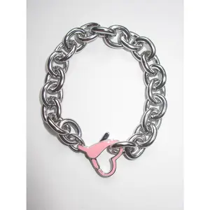 PINK HEART CLASP BRACELET