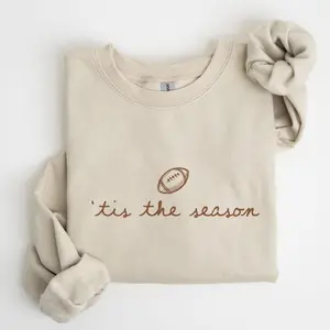 Football Season Sweatshirt, Tis the Season Crewneck, Game Day Sweater, Football Unisex, Game Day, Football Season Gift for Her Halloween Nurse T-shirt Haunted House Crewneck Sweatshirt