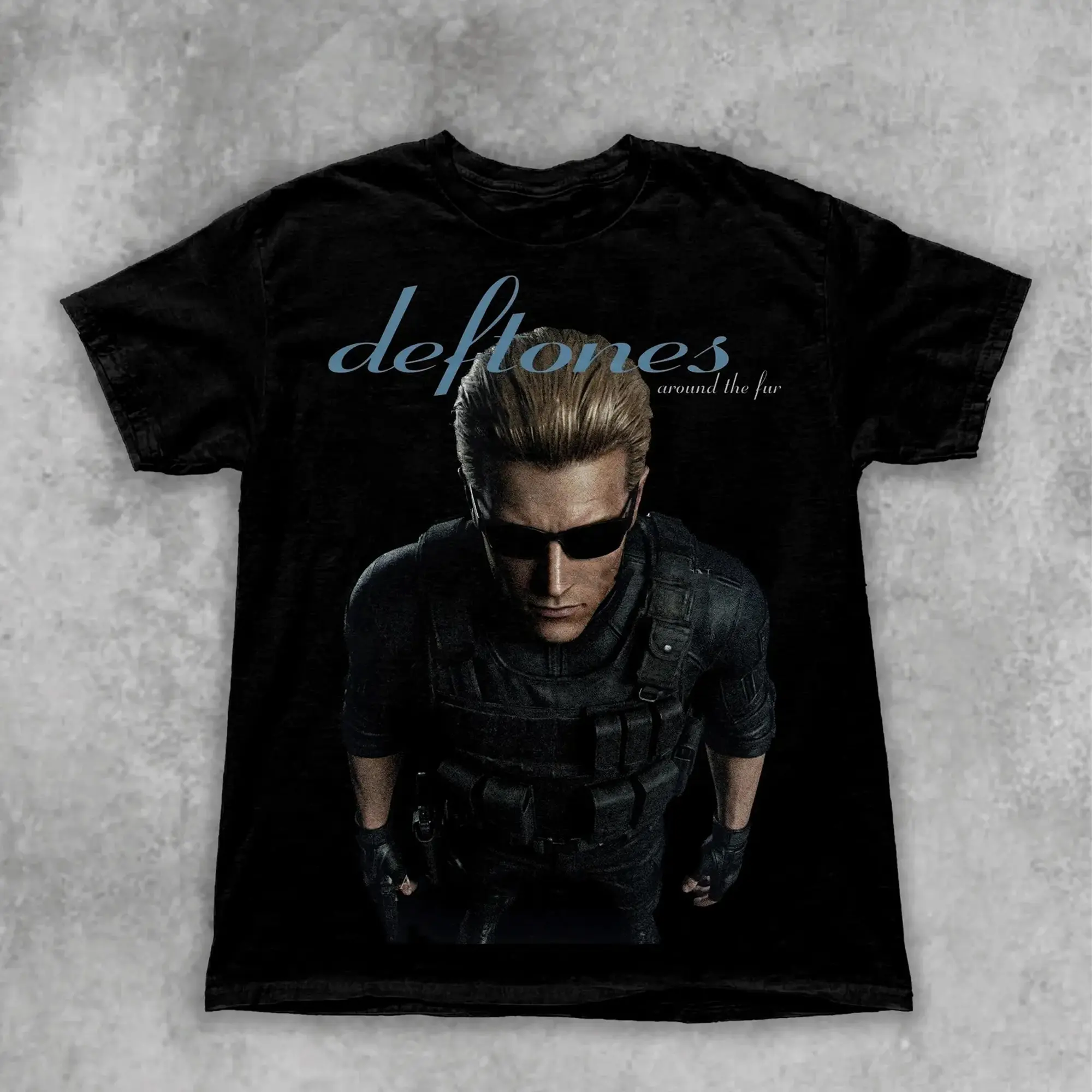 Albert Wesker T-shirt, Deftones Style Tee, Resident Evil Tee