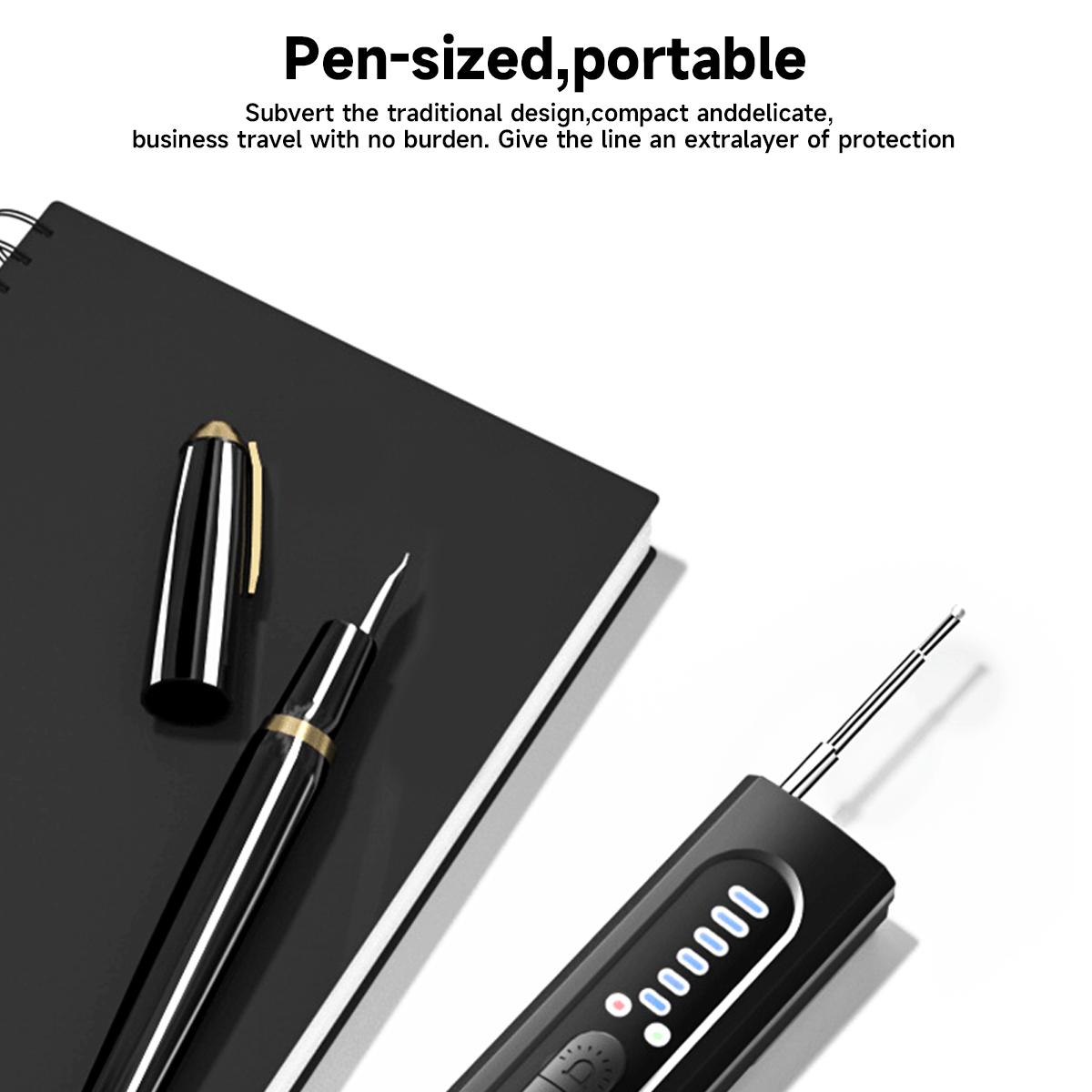 Hidden Camera Detectors, GPS Tracker Detector with 6 Sensitivity Levels, Listening Device Detector, 25H Working Time for Travel, Car, Bathroom, Office, Hotel, Rental, Find Out Hidden GPS Trackers