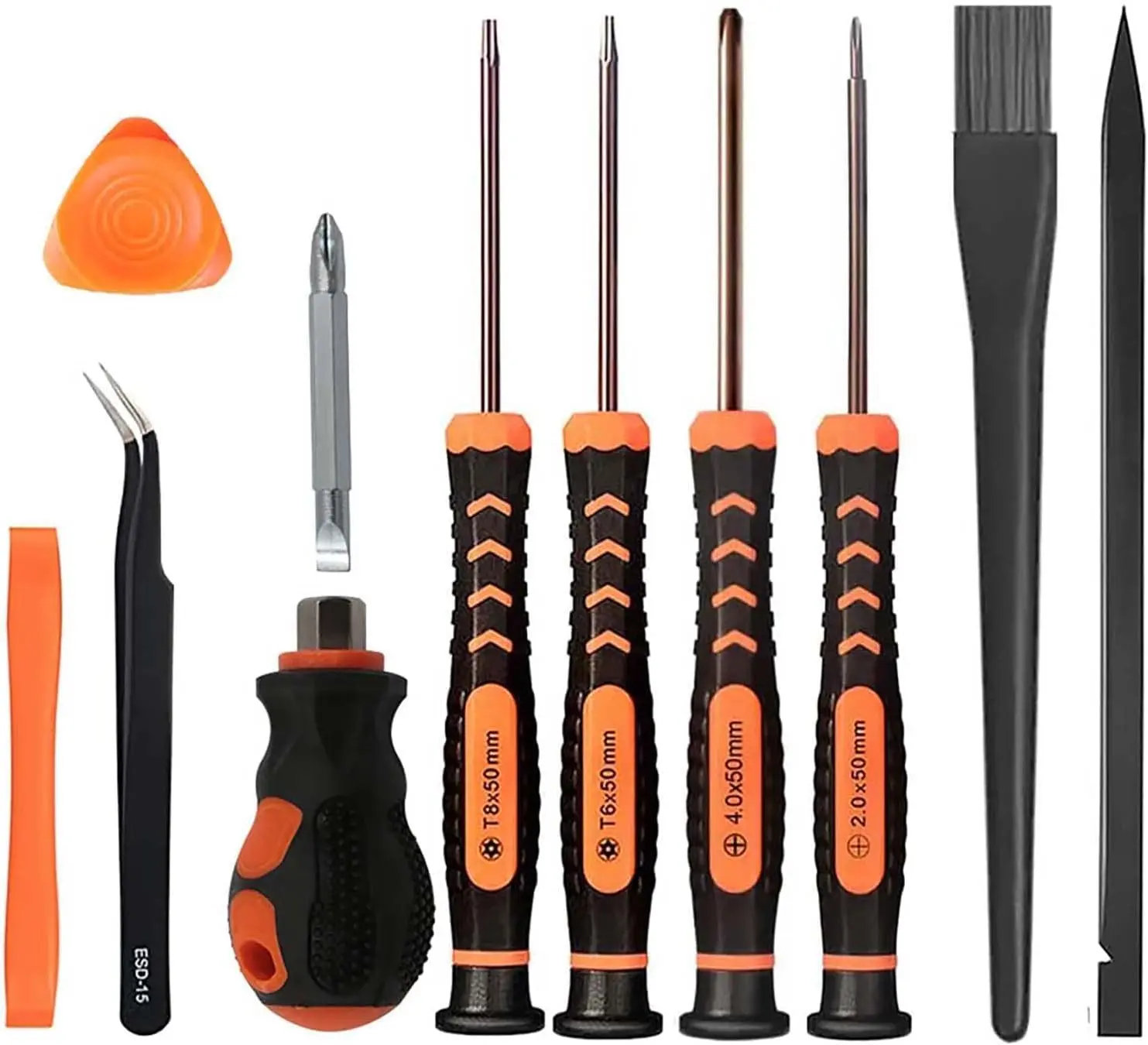 Cleaning Repair Tool kit for PS5 PS4 PS3, T6 T8 With crossed  2.0/4.0 for  one/series X,and also for   4 Main,Repair and Dust Removal