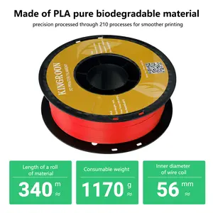 22LBS PETG or PLA filament 3D Printer Filament 10 Rolls 1KG 1.75MM Eco-Friendly Good Toughness Mix Color Free Shipping