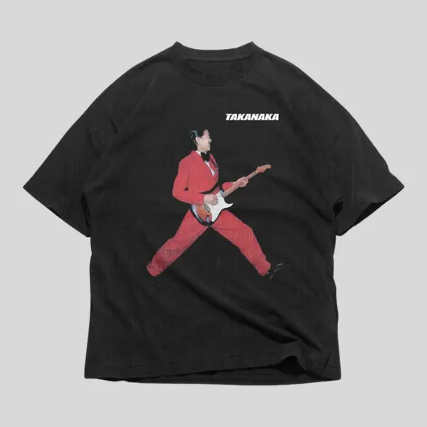 Masayoshi Takanaka band shirt, graphic tee, trendy music aesthetic, unisex style