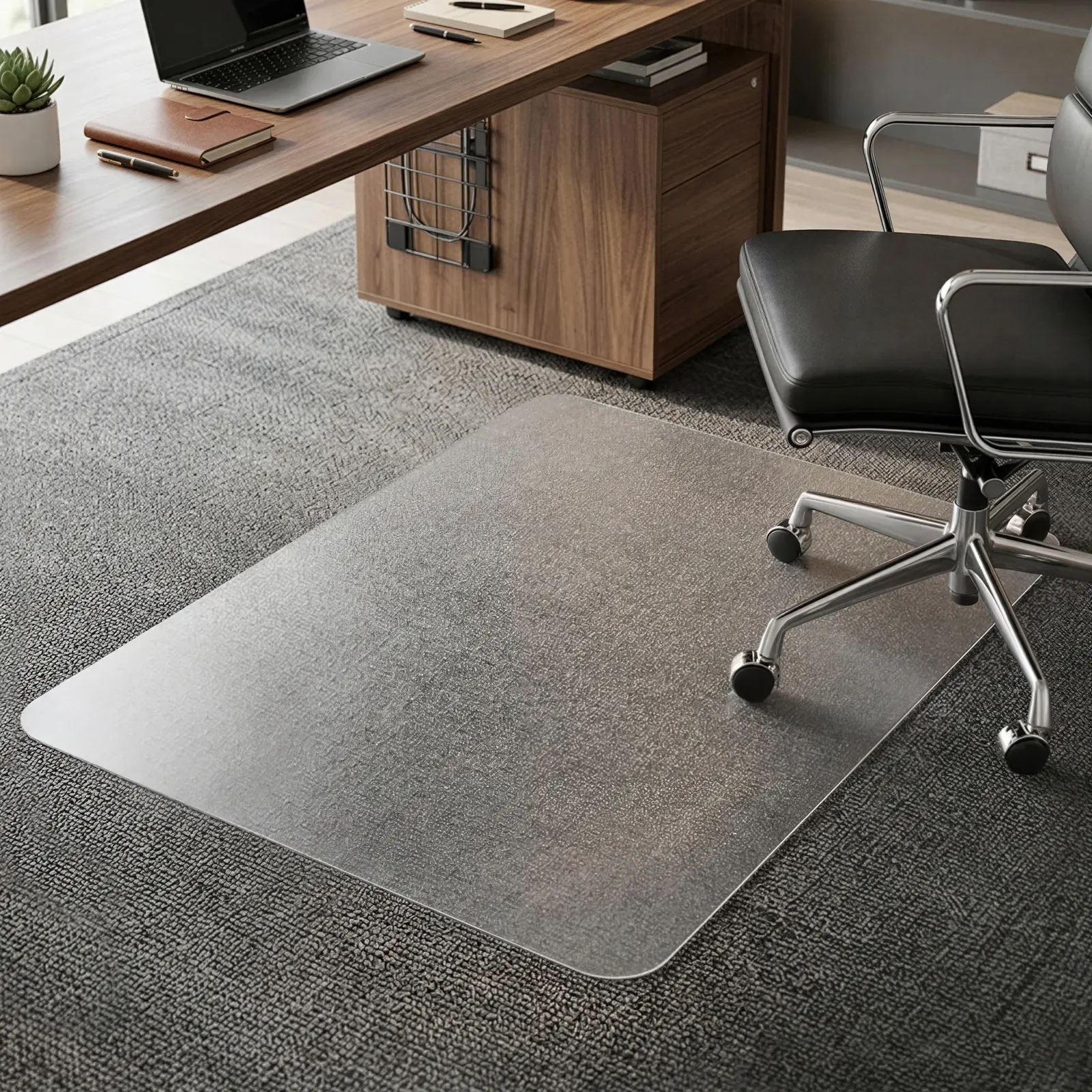 48" x 36" Office Chair Mat for Hardwood Floors, Easy Clean Computer Desk Mats Covering Protection for Office Home Chairmats