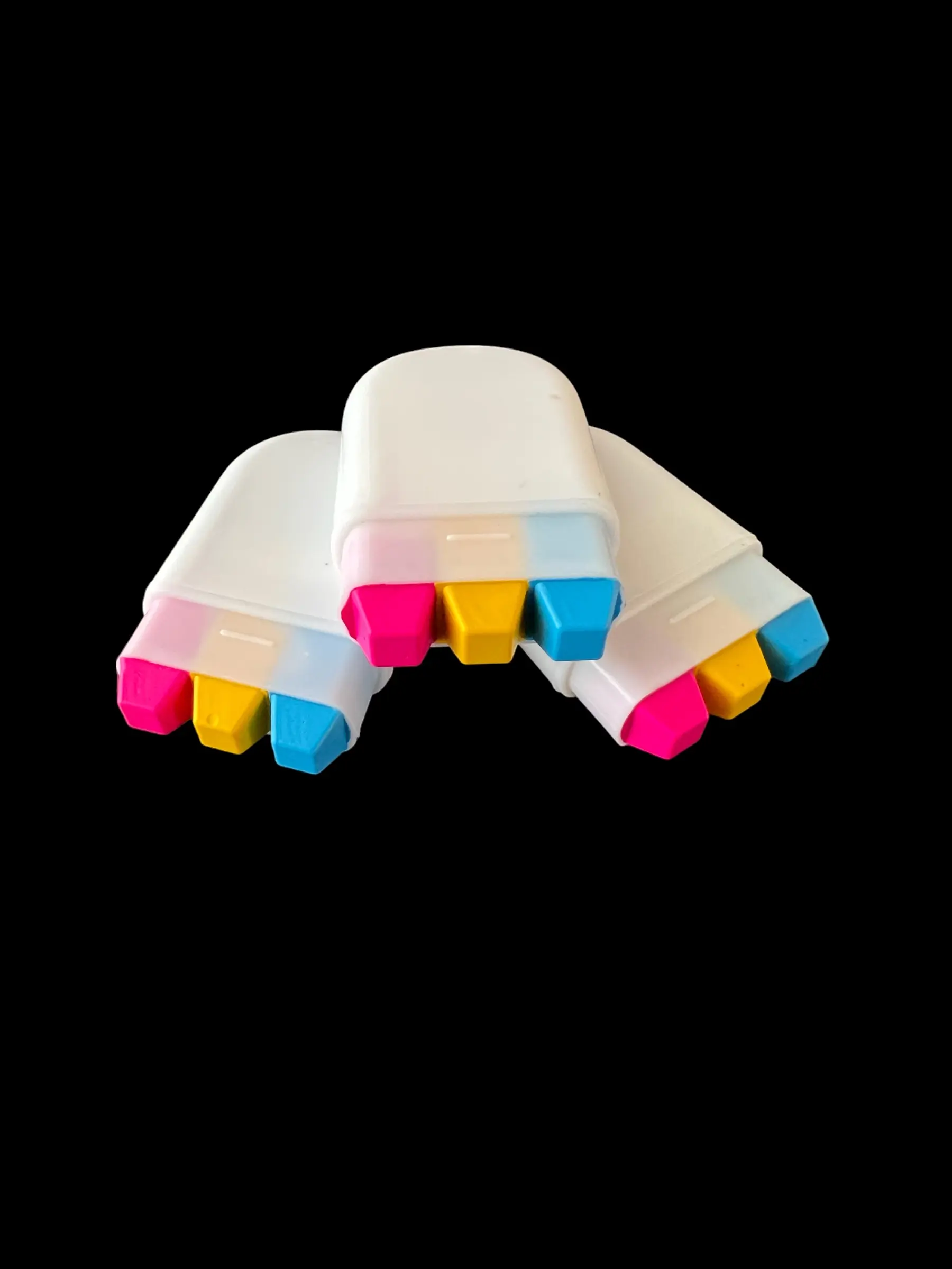 Pansexual Flag Colored Markers Pens Set - Easily Portable Mini Washable Vibrant Colors Office Stationery for Gay Pride Occasions, Colored Markers Pens & Refills Compatible