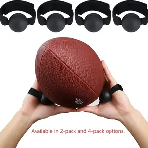 2-4 Piece American Football Ball Catch Training Straps, Rugby and Volleyball Catch Trainer, Beginner Finger Practice Bands Sport