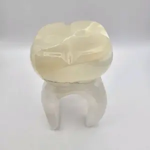 Natural Stone Tooth Sculpture, Minimalist Home Decor, Desk Decor Piece