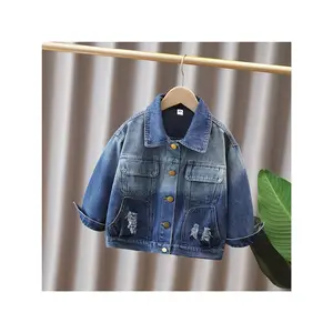 Kids' Stylish Spring Denim Jacket - Trendy Jacket Top for Boys and, Lightweight Comfortable Denim Fabric, All-Season Casual Wear for Indoor and Outdoor