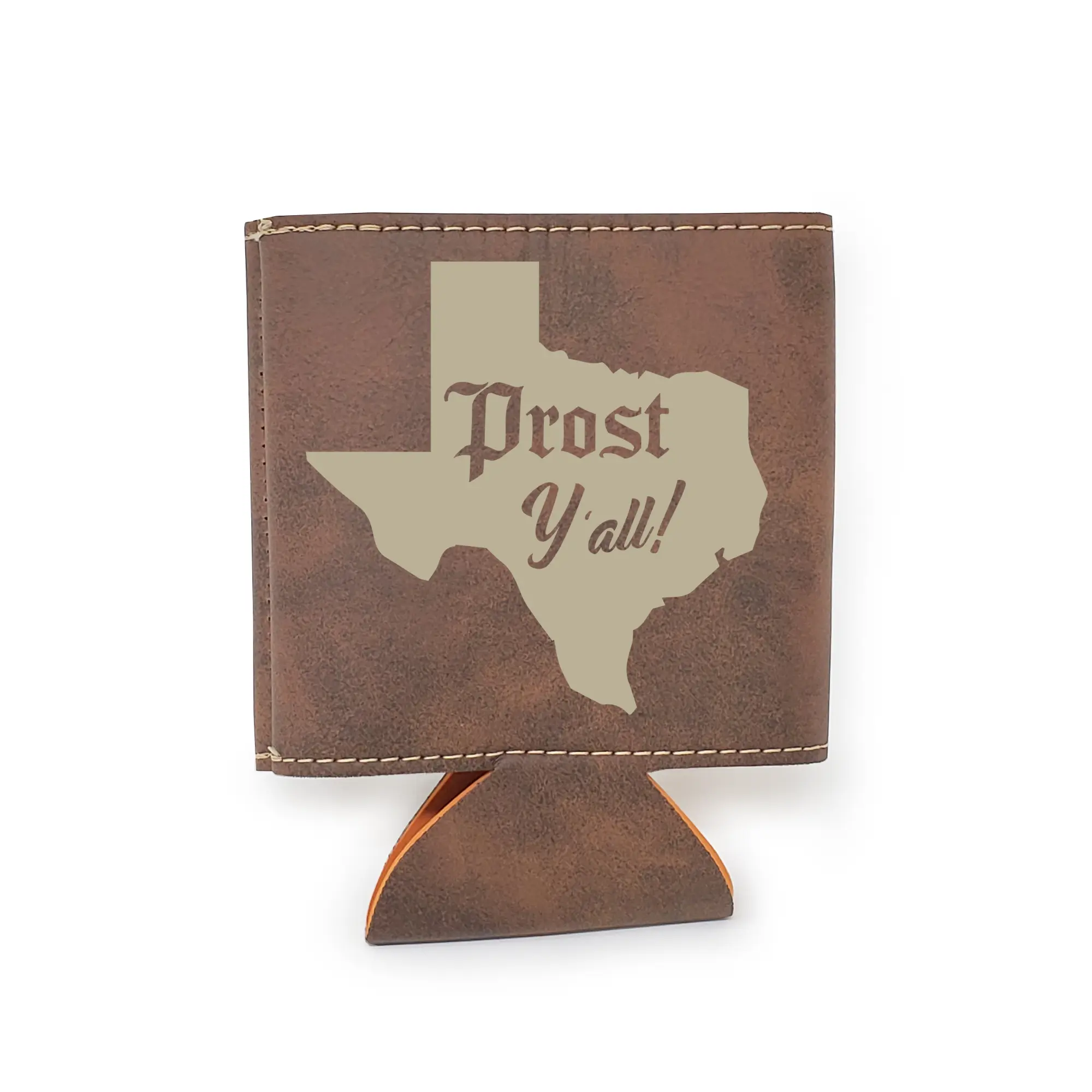 Prost Y'all Vegan Leather Insulated Beverage Sleeve Cozie
