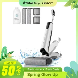 Uwant Wet Dry Vacuum Cleaner, Self Cleaning System,180°Lay-Flat Smart Cordless Vacuum Mop, 40 Minutes Long Runtime,Dual-Sided Edge Cleaning,18000pa Powerful Suction for Hard Floors Household Items