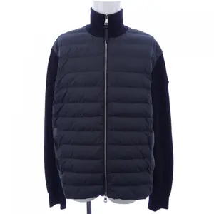 Pre-owned MONCLER Cashmere Small Leather Goods Blend Down Jacket