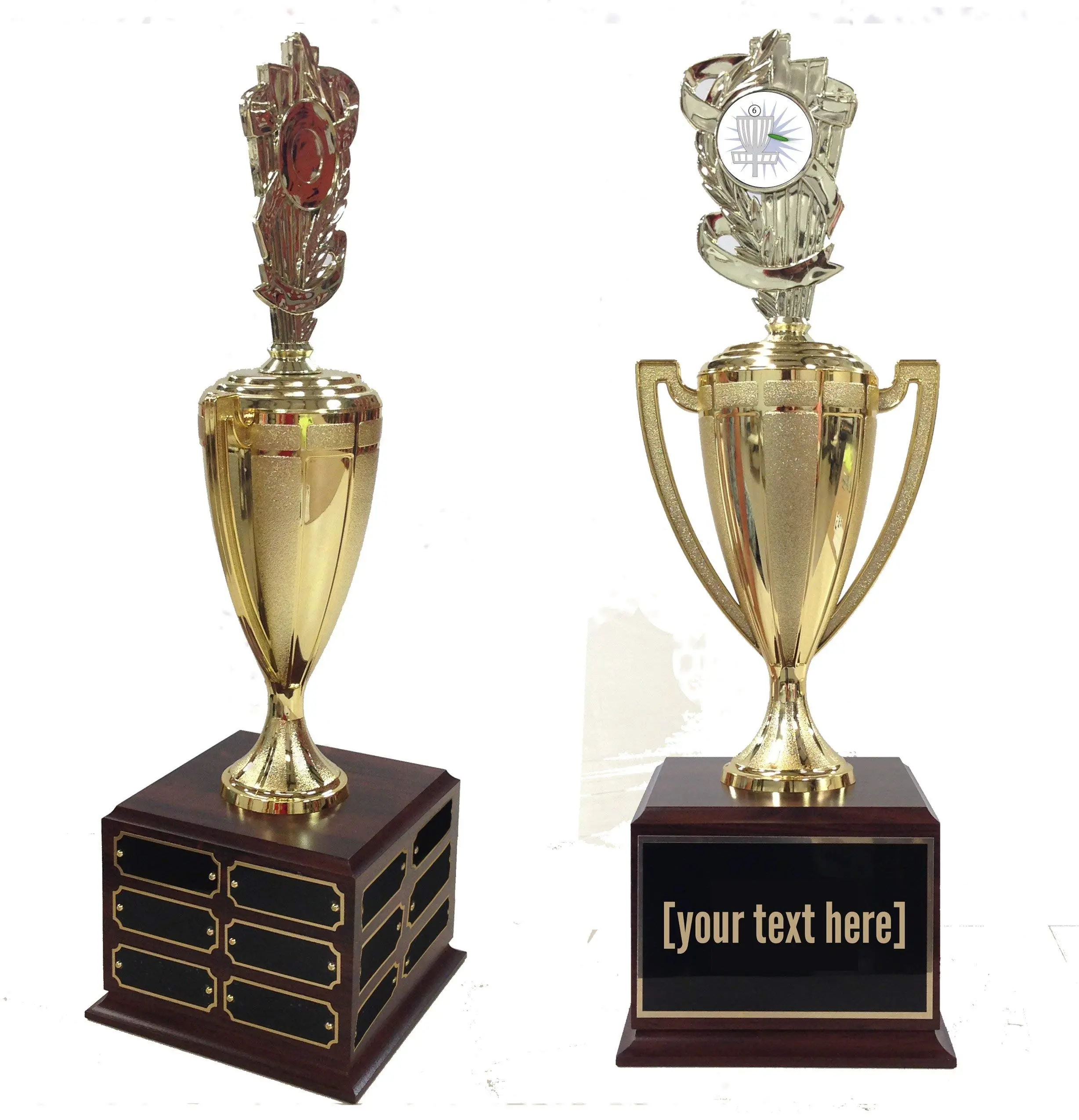 buyawardsandtrophies.com Frisbee Golf Traveling Trophy (with Logo)