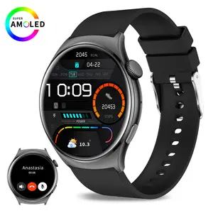 Multifunctional Smart Watch 1.43" HD Screen - Sports Tracking Smartwatch, Wireless Call, Camera Control, Music Adjustment, Sports Modes, Custom Wallpapers | Compatible with iPhone & Android, Unisex | Call & SMS Alerts Included
