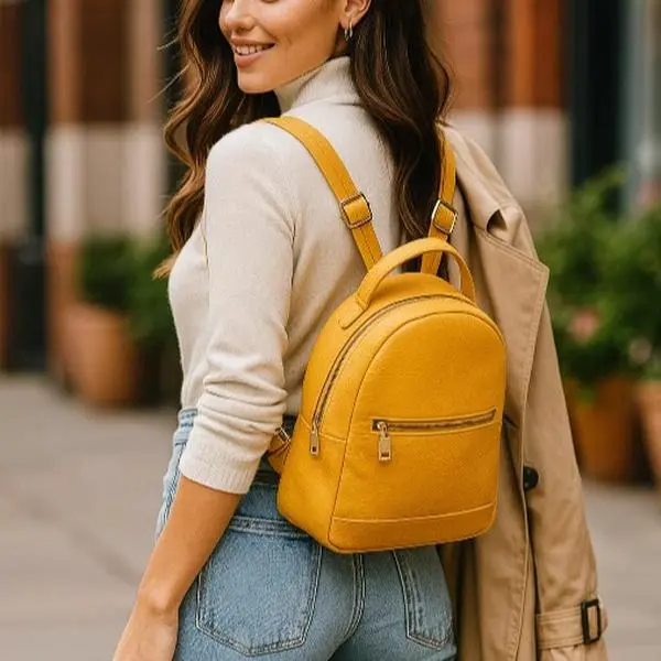 Ampere Creations Sirena Sustainable Vegan Leather Simply and Modern Backpack