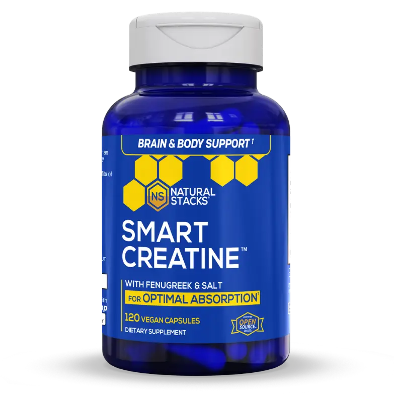 Smart Creatine, 120ct - Enhance Cellular Energy. Better Absorption and Zero Bloating*