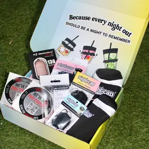 Nightcap College Safety Box - Perfect Gift for Students - 10 Different Products Included